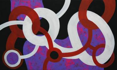Original Abstract Expressionism Abstract Painting by Indrajeet Chandrachud