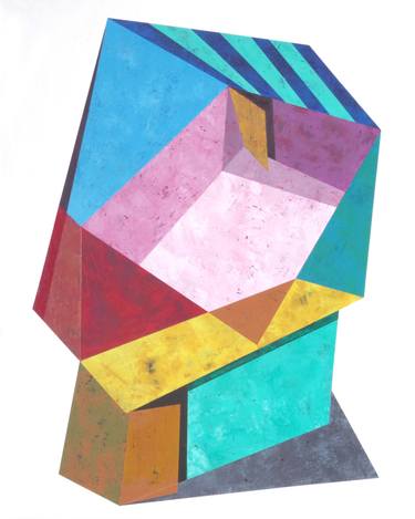 Original Abstract Architecture Paintings by Indrajeet Chandrachud