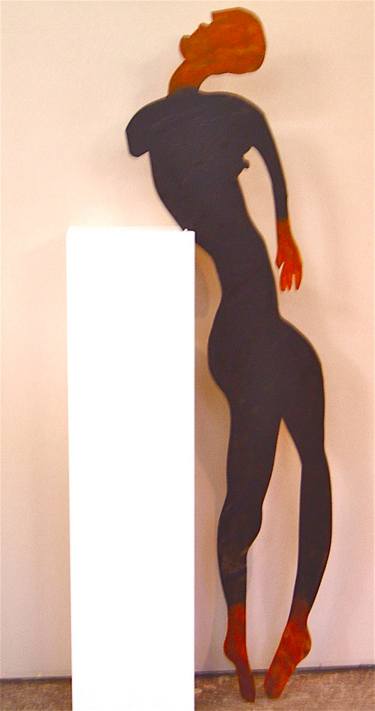 Original Street Art Erotic Sculpture by Johannes Van Uden