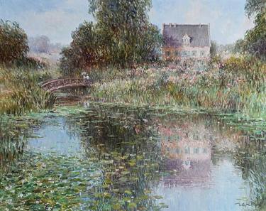 Original Impressionism Landscape Painting by Yevhenii Chernov
