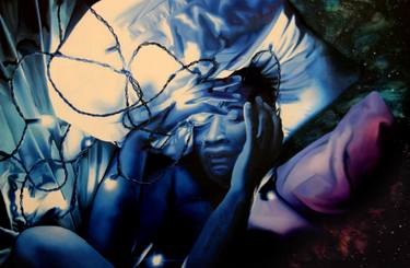 Original Abstract Expressionism Portrait Paintings by Sean Winn