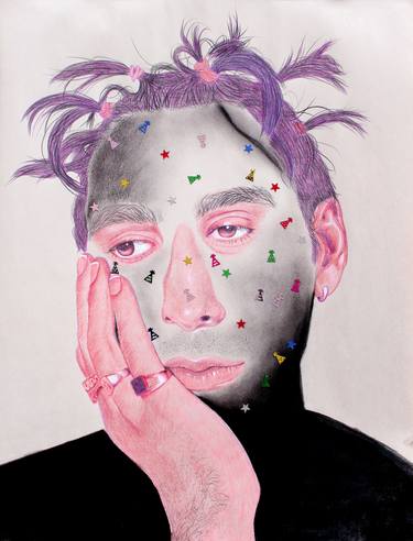 Original Abstract Portrait Drawings by Sean Winn