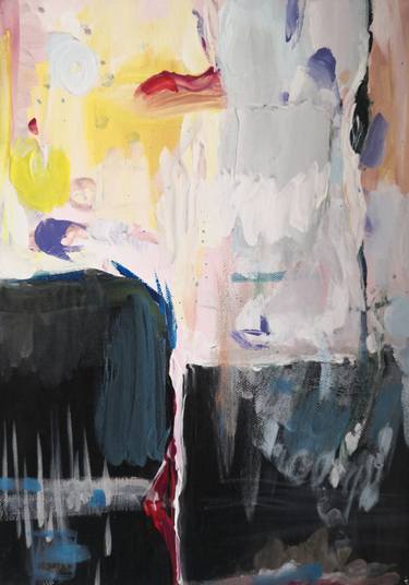 Original Abstract Expressionism Abstract Painting by Magda Wozna