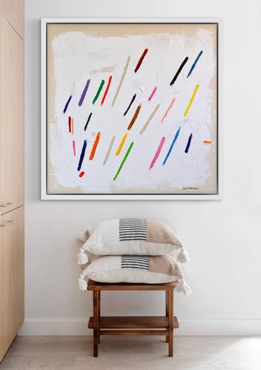 Original Modernism Abstract Painting by Jen Ramos