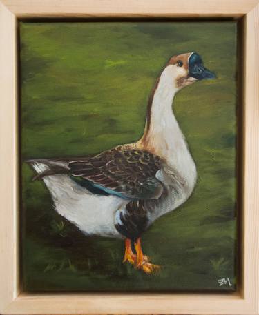 Original Realism Animal Painting by Eva Chen