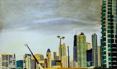 Original Impressionism Cities Painting by William Steele