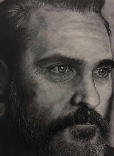 Original Realism Portrait Drawing by Rehin Kader