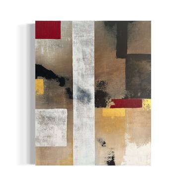 Original Abstract Expressionism Abstract Mixed Media by Vanessa Caroli