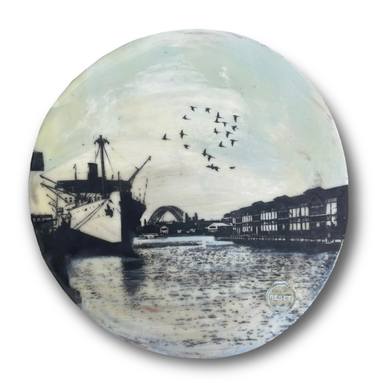 Original Contemporary Seascape Mixed Media by Studio Reset