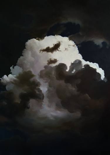 Print of Fine Art Outer Space Paintings by Elena Ligeikiene