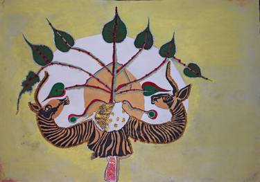 Original Modern Culture Paintings by Hansa Dodeja