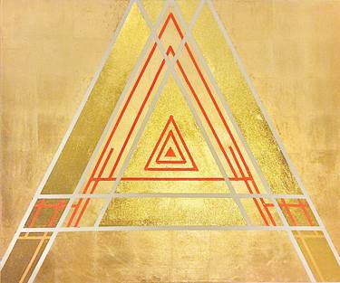 Original Abstract Religion Painting by Riné Fleuré