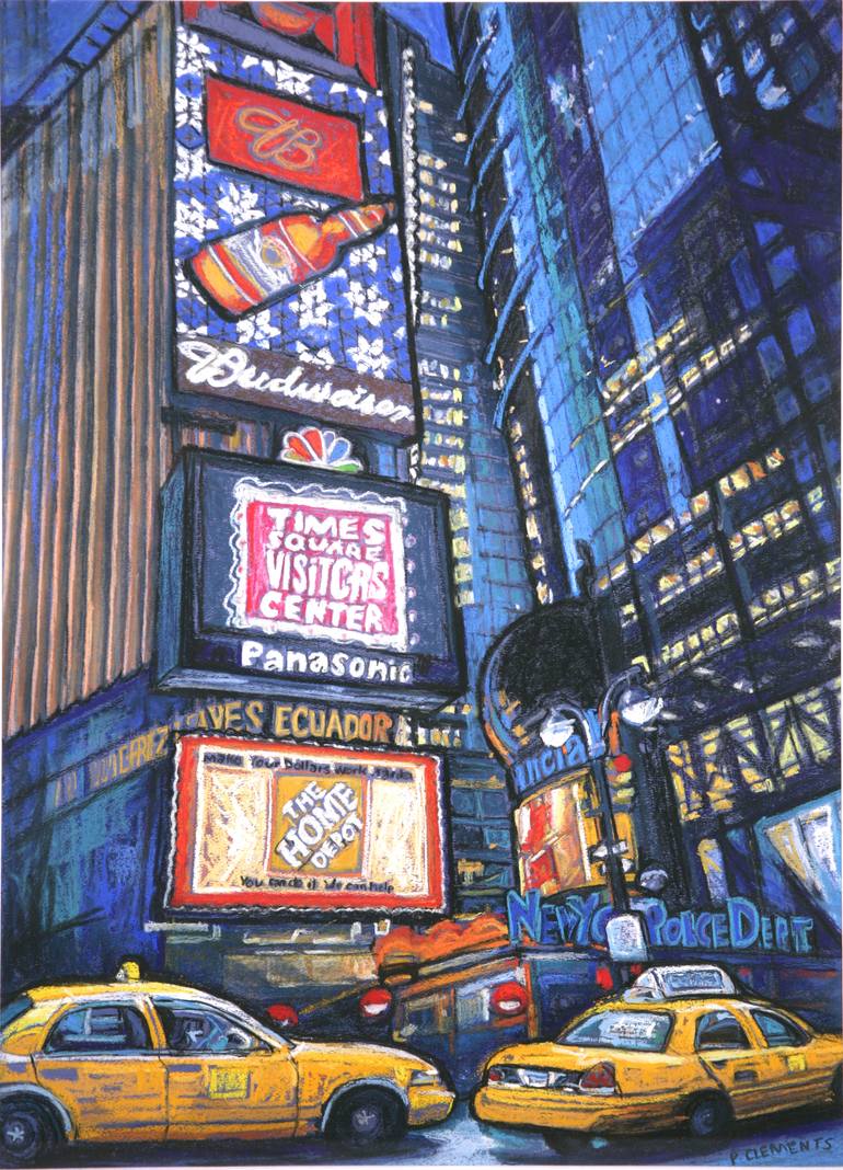 Print of Figurative Cities Paintings by Patricia Clements