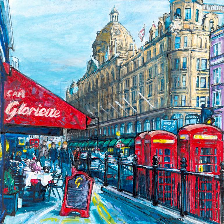 Print of Impressionism Cities Paintings by Patricia Clements