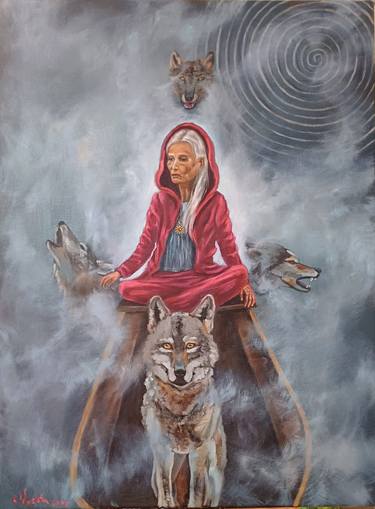 Original Art Deco Fantasy Paintings by Zinaida Vysota Dacenko