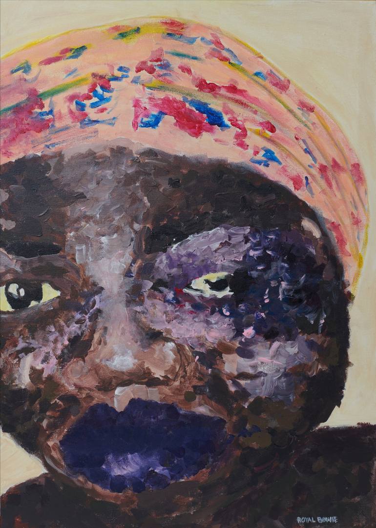 Original Figurative Portrait Painting by Royal Bowie