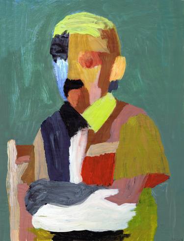Print of Conceptual Portrait Paintings by Hans Juergen Diez