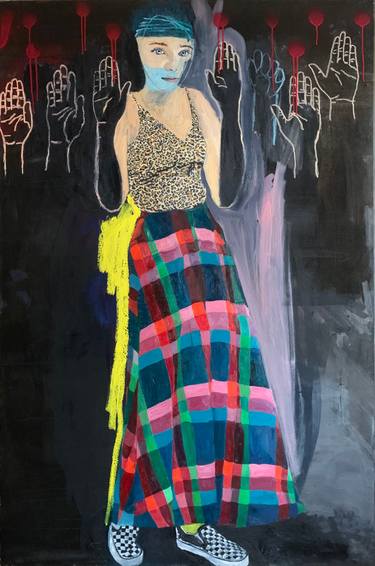 Original Contemporary Women Painting by Klara Edstrand