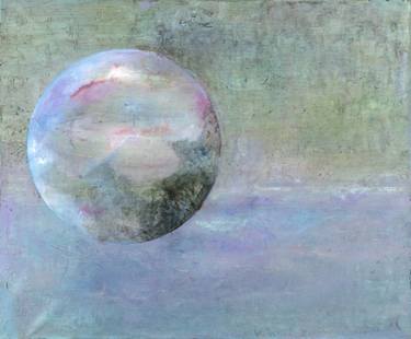 Original Abstract Expressionism Outer Space Paintings by Ana Guerrero