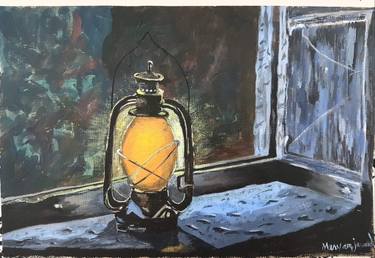 Original Fine Art Still Life Paintings by Maryam Jawwad