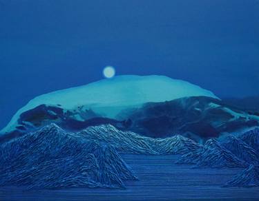 Original Abstract Landscape Paintings by Yeongok Kim