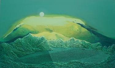 Original Abstract Landscape Paintings by Yeongok Kim
