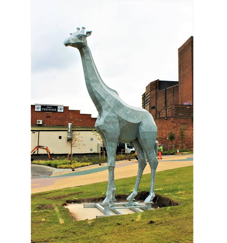 Original Cubism Animal Sculpture by Tim Roper