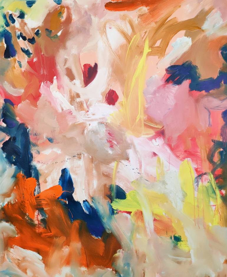 Original Abstract Expressionism Abstract Paintings by Emily Starck