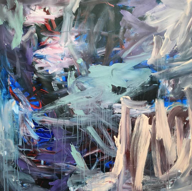 Original Abstract Expressionism Abstract Paintings by Emily Starck