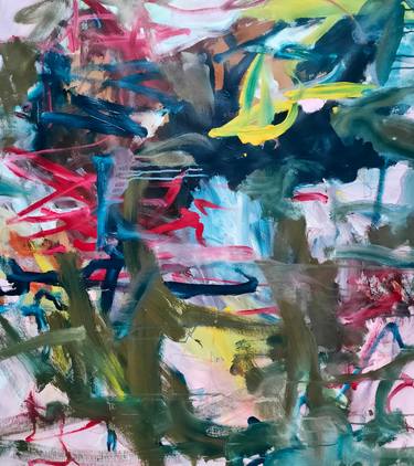 Original Abstract Expressionism Abstract Painting by Emily Starck