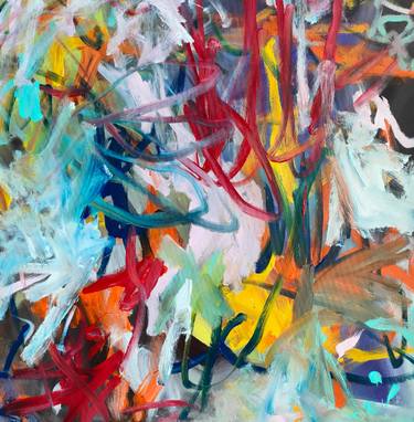 Original Algorithmic Abstract Paintings by Emily Starck