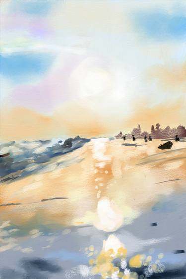 Original Abstract Landscape Digital by Doodle Intent