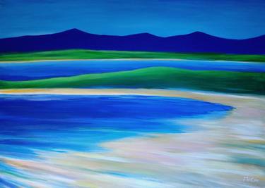 Original Abstract Landscape Painting by Kirstin Mccoy