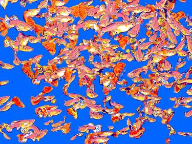 Original Abstract Fish Digital by Vitali Komarov