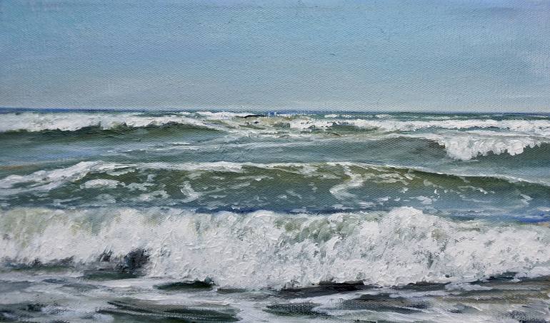 Original Realism Seascape Paintings by Aflatun Israilov