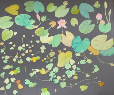Original Contemporary Botanic Painting by Natasa Sears