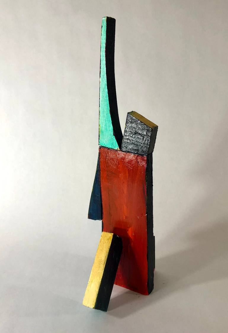 Original Abstract Expressionism Abstract Sculpture by Linda Atkinson