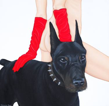 Original Conceptual Nude Paintings by Julia Dogan