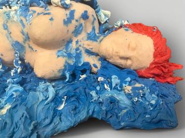 Original Expressionism Seascape Sculpture by Betul Yuksel