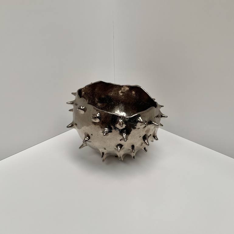 Original Modern Geometric Sculpture by Anna Elisabeth De Jong