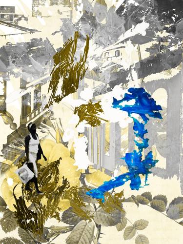 Original Conceptual Abstract Mixed Media by Luise Eru