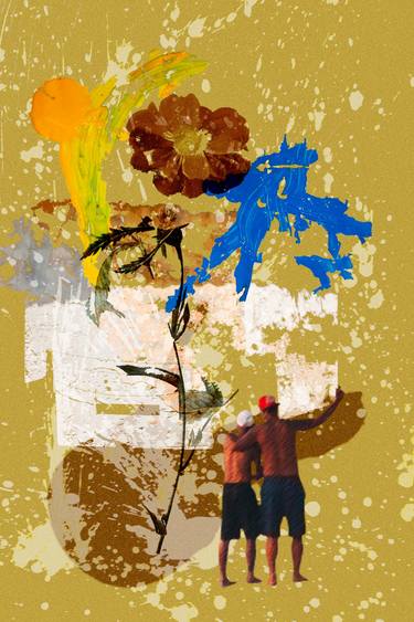 Original Conceptual Abstract Mixed Media by Luise Eru