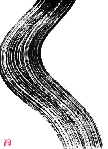 Original Minimalism Calligraphy Drawings by Sumi Works By Chiaki