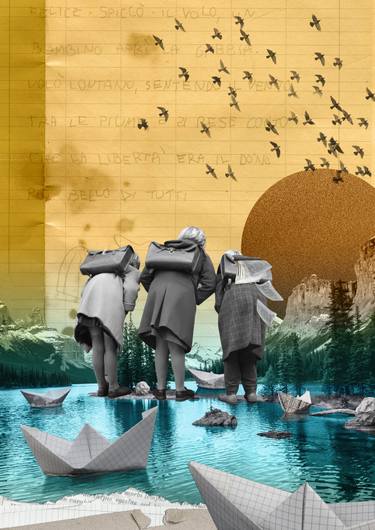 Original Digital Art Children Collage by Nina Project