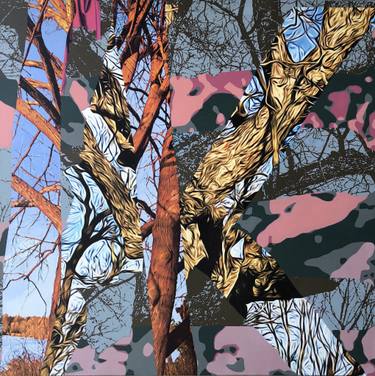 Original Surrealism Nature Mixed Media by David Mcglothlin