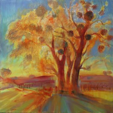 Original Impressionism Tree Paintings by Elena Starostina