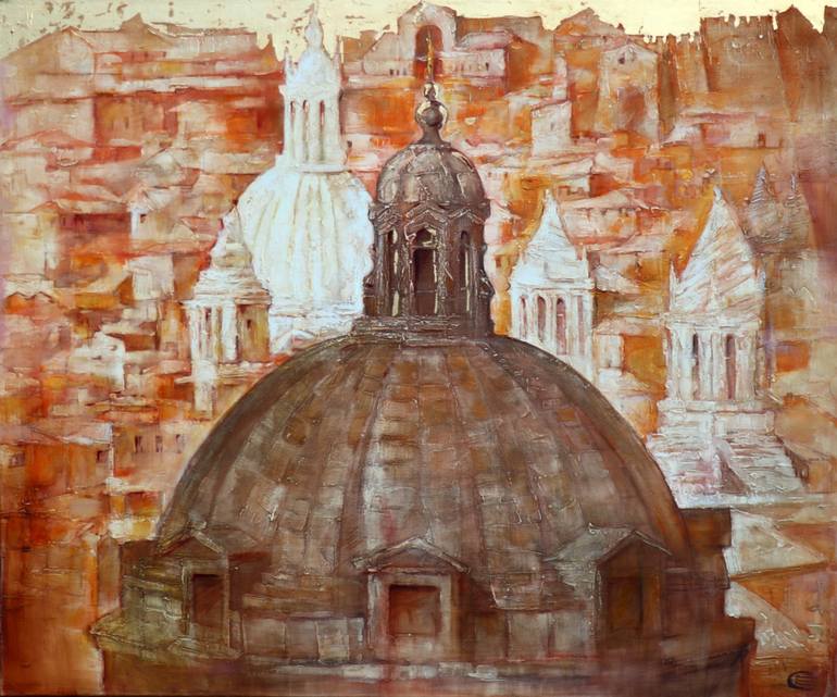 Print of Impressionism Architecture Paintings by Elena Starostina