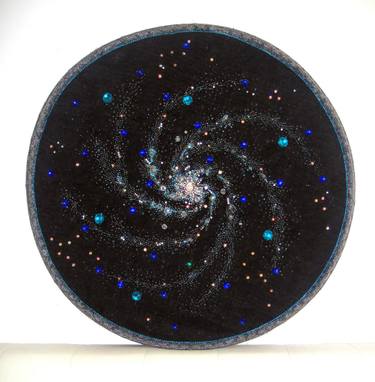 Original Fine Art Outer Space Installation by Sofia Goldberg