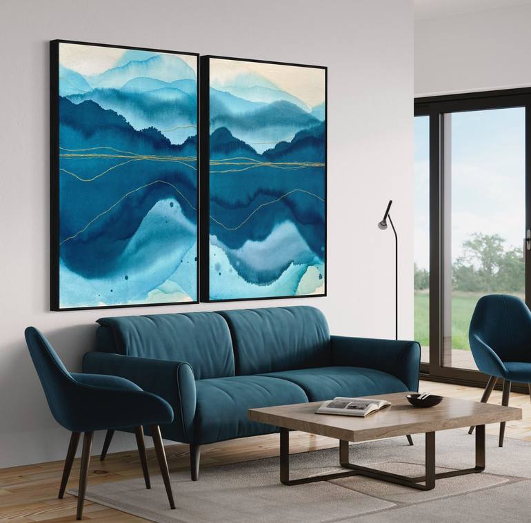 Original Conceptual Abstract Paintings by Olya Tereschuk