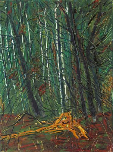 Original Expressionism Landscape Paintings by Karl-Karol Chrobok